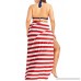 Gemijack Womens Plus Size Spaghetti Strap Backless Wrap Plain Maxi Dress Beach Cover Up A-flag B078NLL3CD